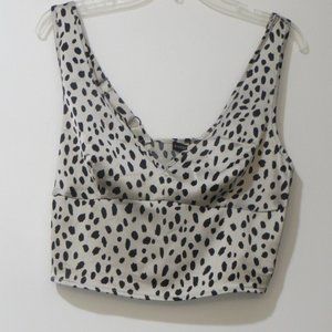 Sincerly Jules Animal Print Crop Top